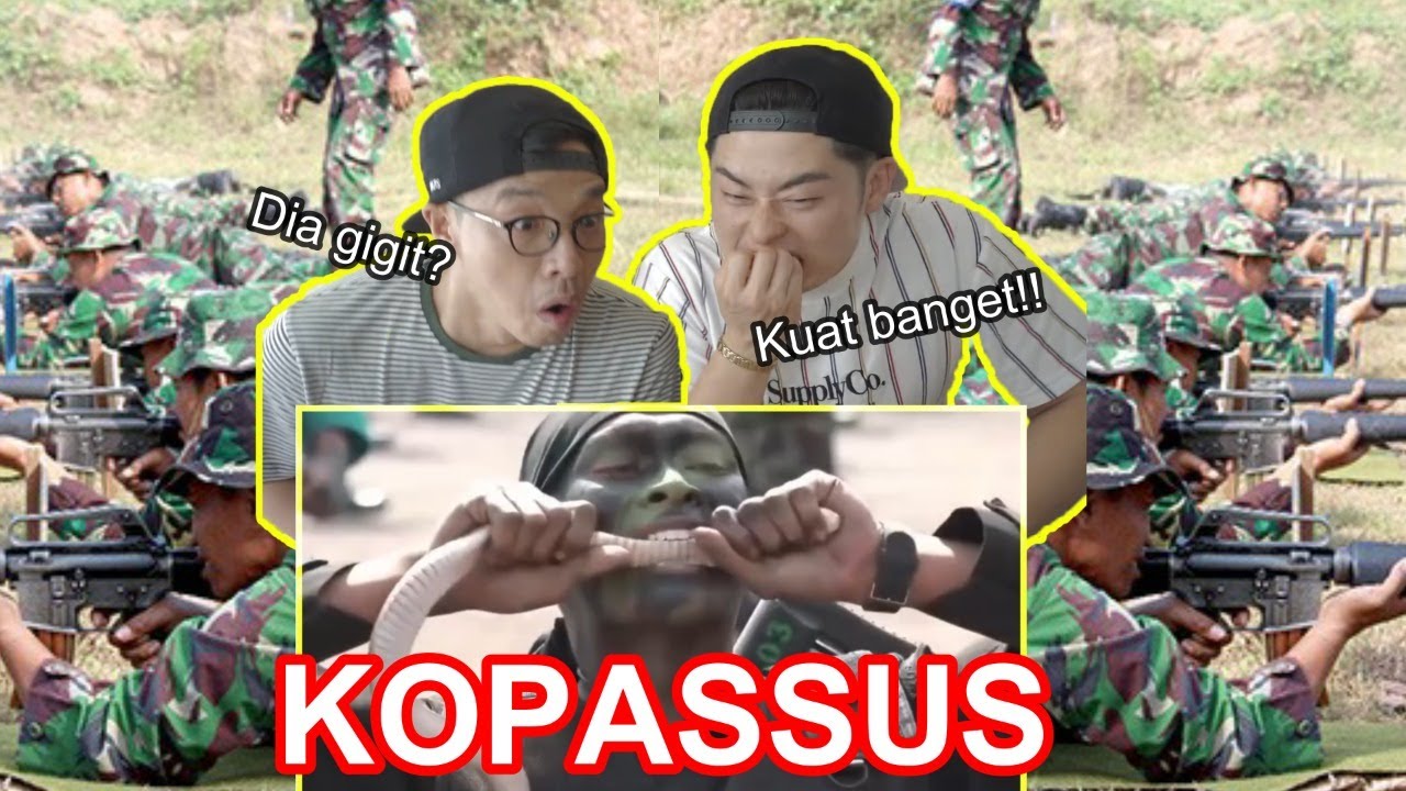 😱😱Reaksi orang Korea Mata mau copot lihat latihan TNI! Gilaa!!! 인도네시아 군인의 혹독한 훈련, 근데 진짜야???