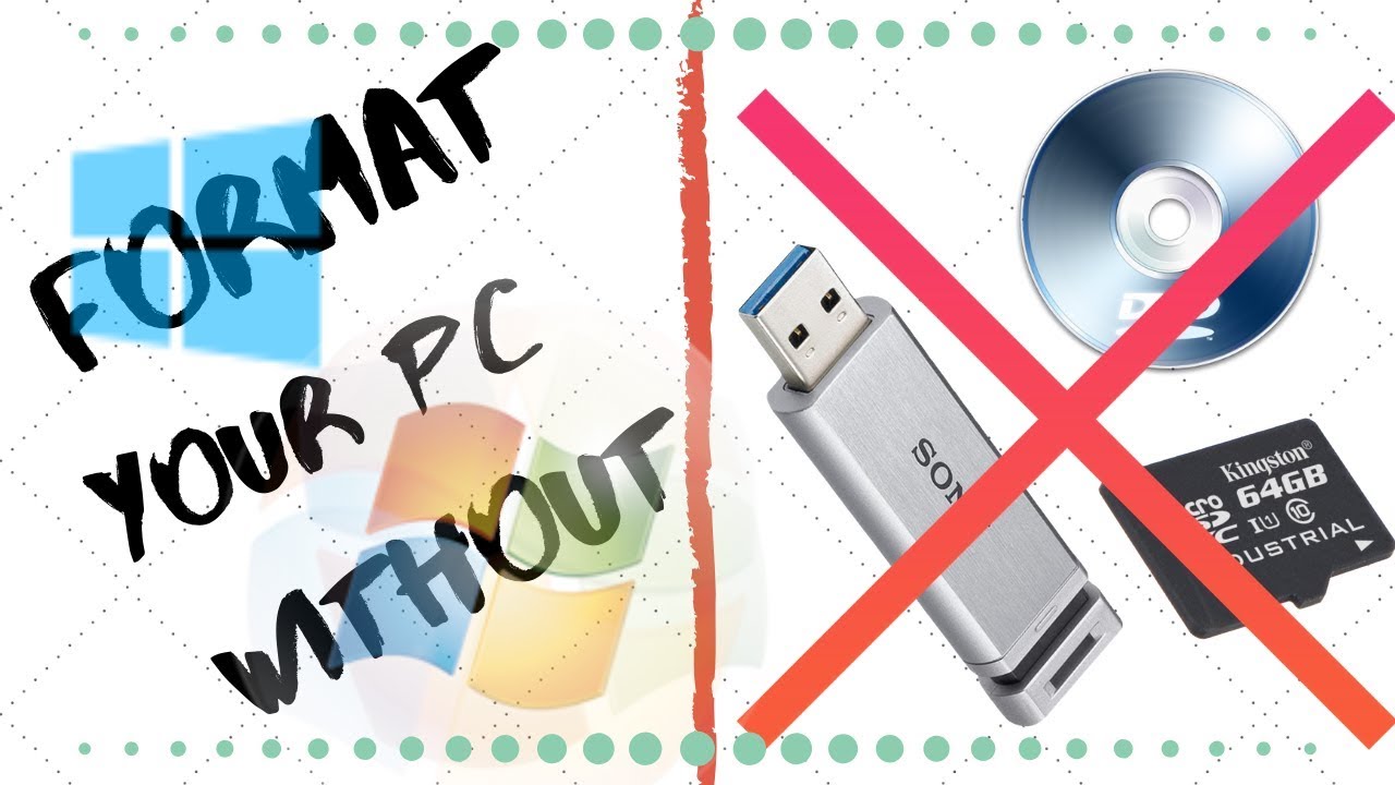 Format Your Computer Without The Help Of Bootable Pendrive - YouTube