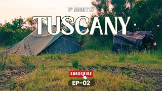 DUO Moto Camping in Tuscany  ASMR Night in Chianti EP 2 #motovlog #asmr #tuscany #camping #outdoors