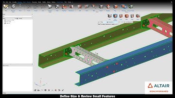 Learn HyperWorks  Interface - DEFEATURE SMALL FEATURE