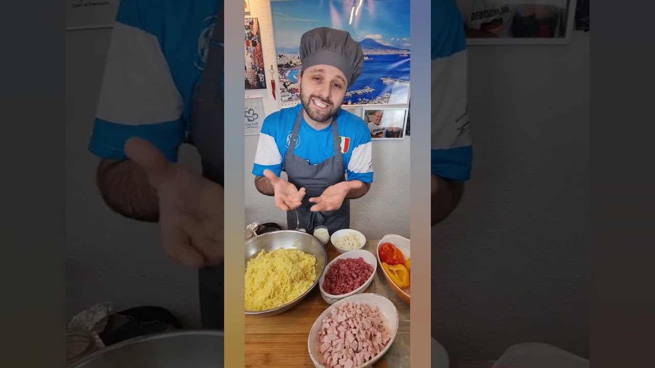 Peperoni ripieni di Gateau napoletano