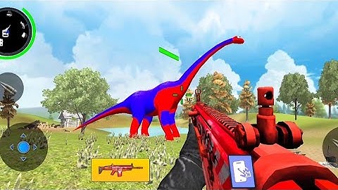 Dinosaur Hunter Game -2025 Wild Animal Hunter3D - Android Gameplay #163