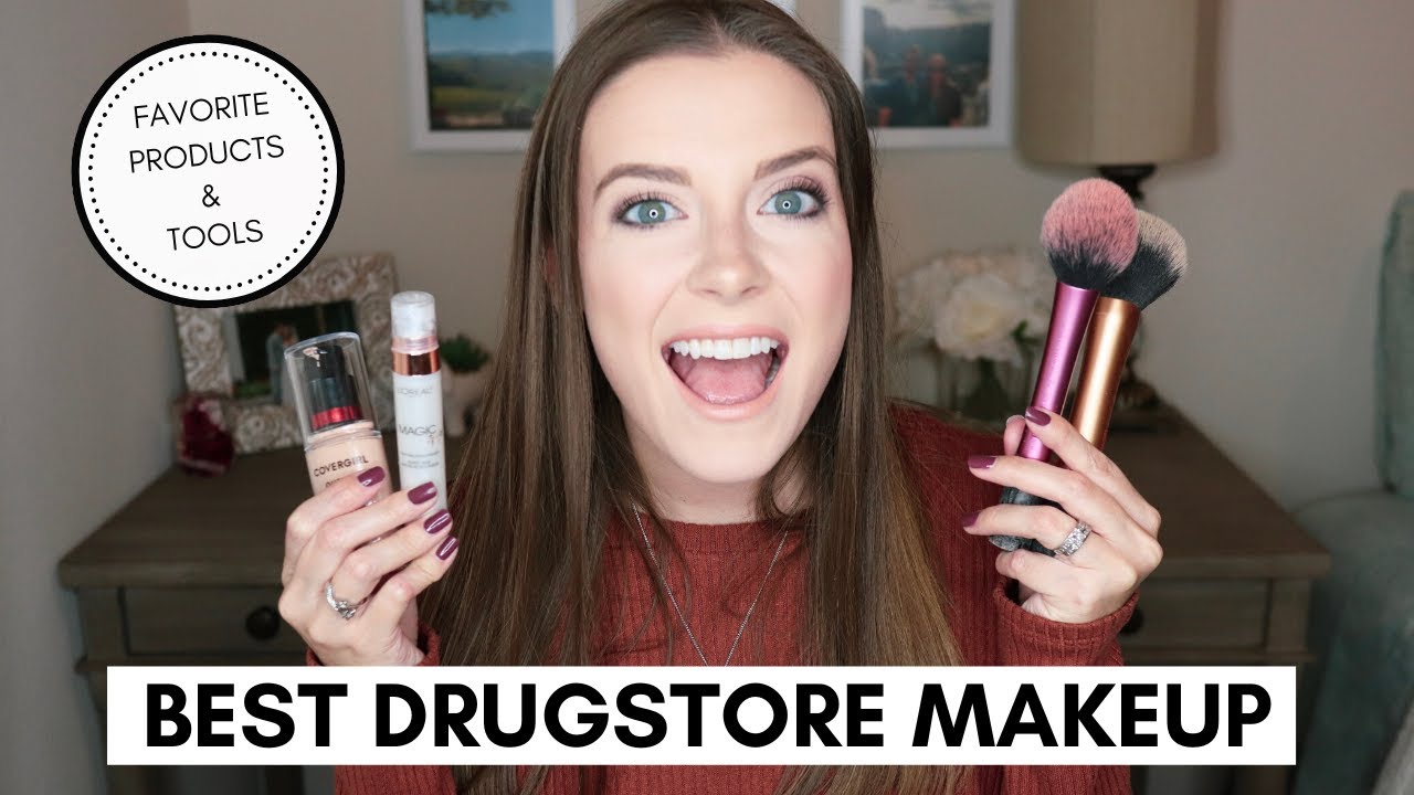 BEST Drugstore Makeup Products & Tools I Use Every Day