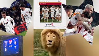 Aslanın keyfi yerinde.7-0'lık galibiyet sonrasında Sarı Kırmızılılar'dan ilginç paylaşım...