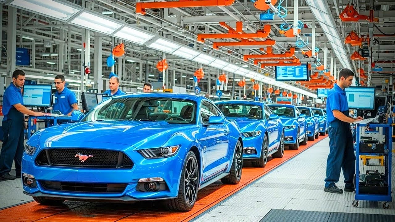 Inside the Ford Mustang Factory  How America’s Legendary Muscle Car Is Built Full Process #19