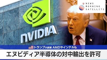 エヌビディア半導体の対中輸出を許可　米トランプ大統領 AMDやインテルも【モーサテ】
