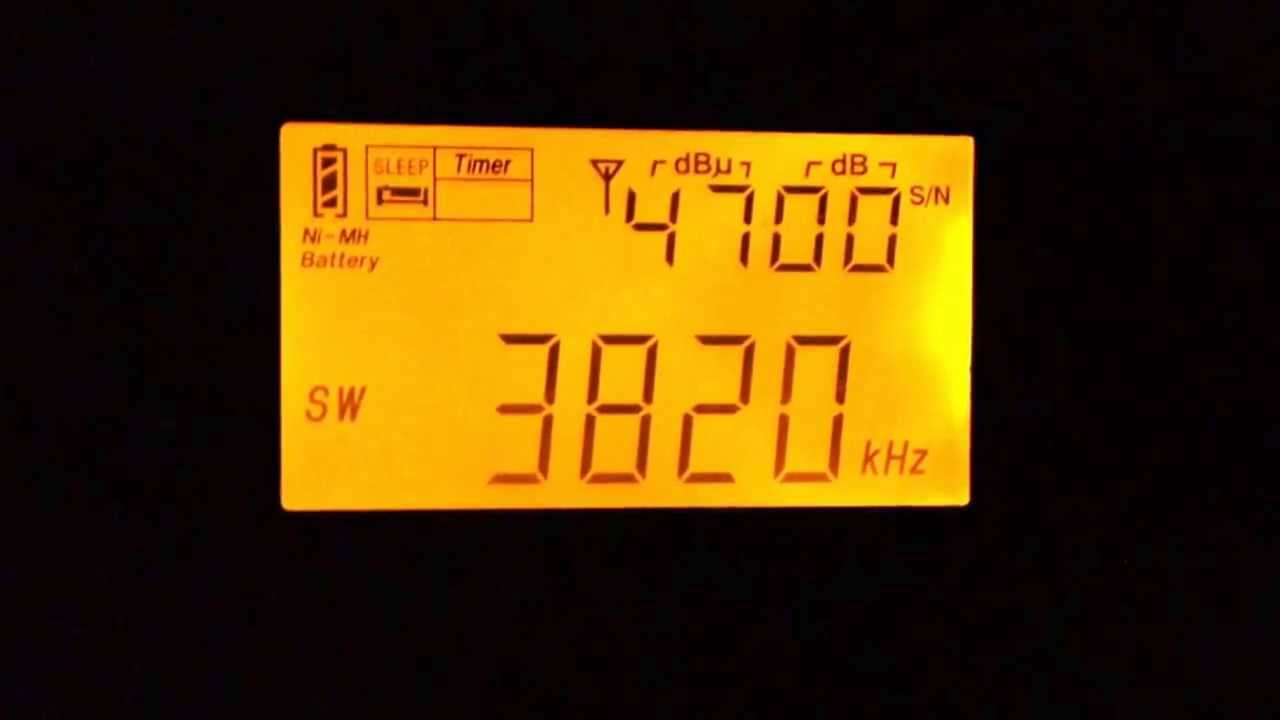 Strange sound on shortwave @ 3820 kHz