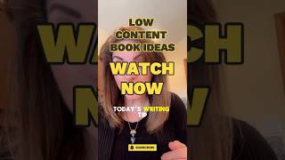 WRITING TIP LOW CONTENT BOOK IDEAS #writing #writingtips #passiveincome