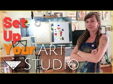 How to Set up an Art Studio at Home | Oil Painting Basics Series