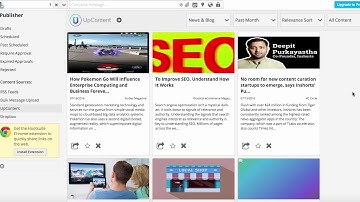UpContent for Hootsuite Content Source Promo Video