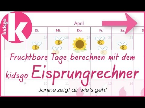 Video: Wie berechne ich günstige Tage für die Empfängnis eines Kindes?