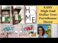 HIGH END DOLLAR TREE FARMHOUSE HOME DECOR DIY #dollartreediy #homedecoronyoutube #farmhousedecor