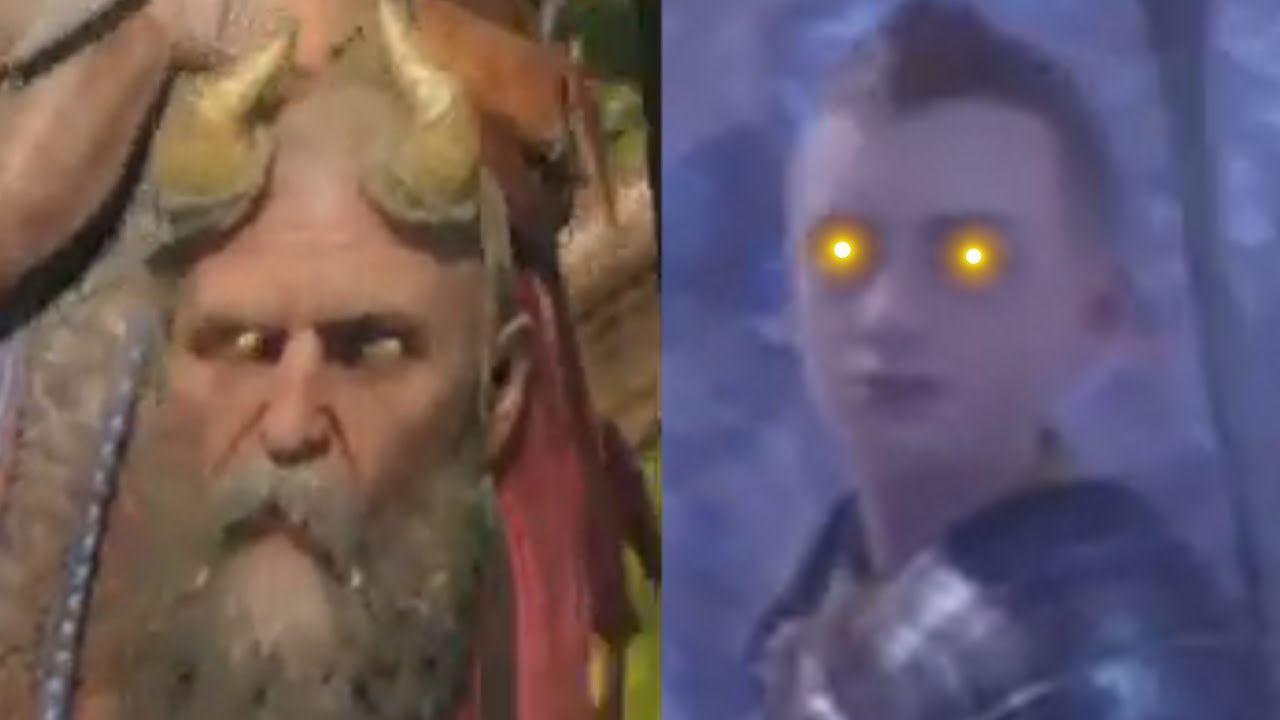 Atreus tries to impersonate Mimir - God of War: Ragnarok