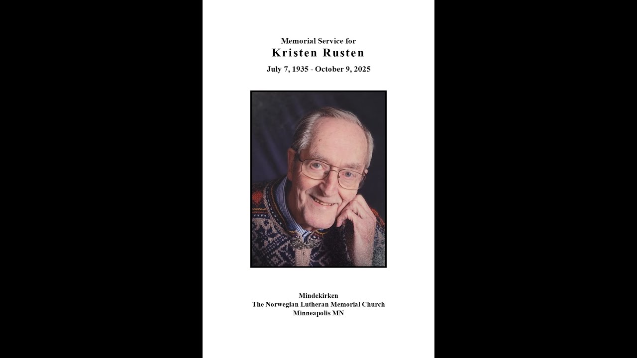 Memorial Service for Kristen Rusten