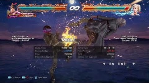 TEKKEN 7:  Josie 51 Damage Low Parry Combo