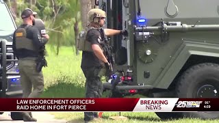 Federal law enforcement raids home in Fort Pierce