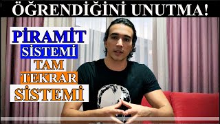 ÖĞRENDİĞİN ŞEYİ NASIL UNUTMAZSIN?/ Yepyeni 2 teknik! / Piramit- Tam Tekrar Sistemi / #YKS #TYT #AYT