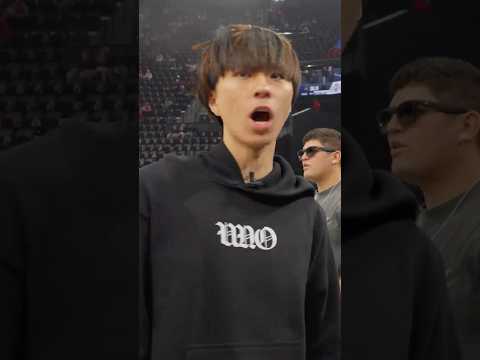 Ray's First NBA Game Was Crazy! 😂 #adidas #basketball #ray