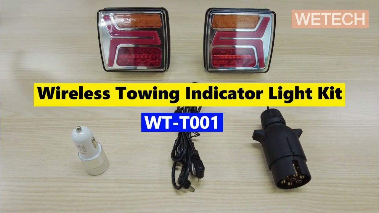 Wetech T001 Wireless trailer light LED YouTube