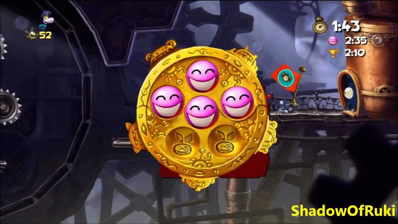 Rayman Origins: Moody Clouds - Mecha No Mistake: Speed Trophy Run - 