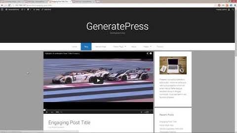 Generate Page Header