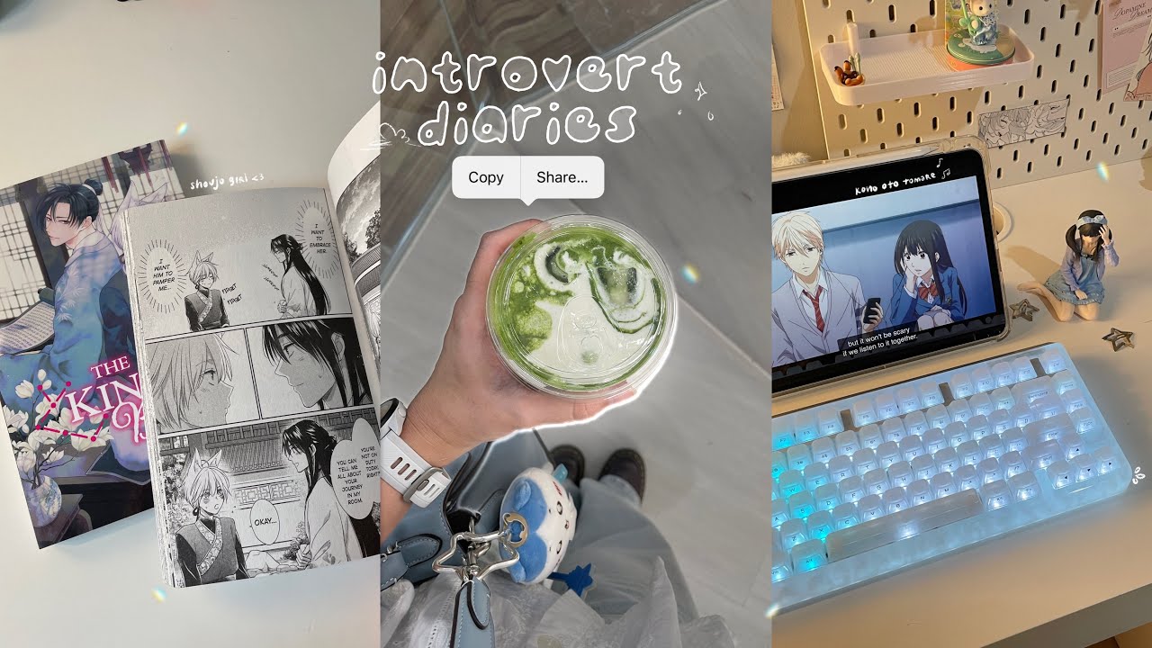 introvert diaries • manga haul, yotd merch, KiiBOOM Jade75, matcha cafes & more!