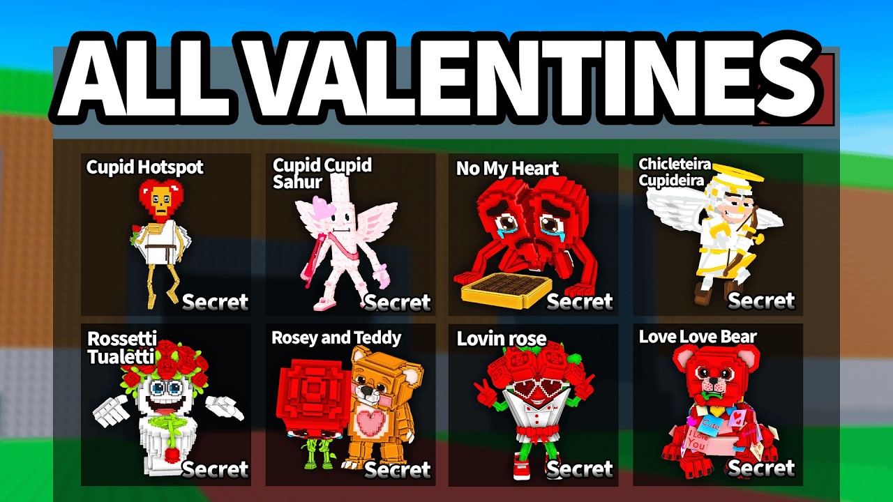 I Got ALL Valentine Brainrots in Steal a Brainrot!