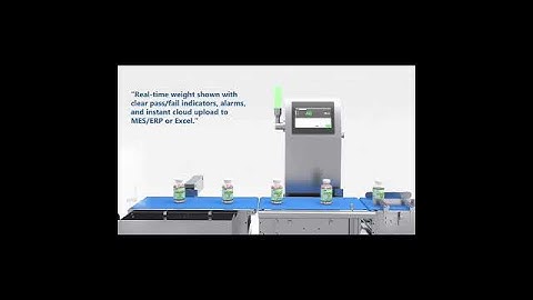 High Precision High Speed Checkweigher | High Performance Weighing System for Packaging Lines