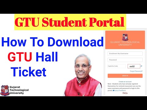 How to Download GTU Hall Ticket | GTU Exam Hall Ticket | Gtu Exam News Today | GTU Hall Ticket
