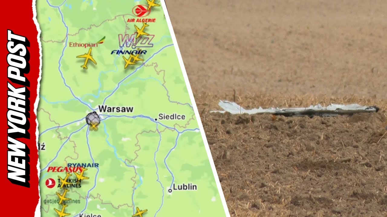 Flights Halted in Poland Because of Russian Drones in Airspace