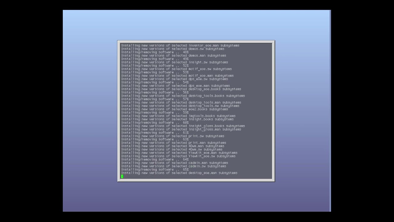 IRIX 5.3 Install Walk Through
