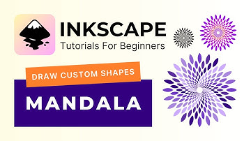 Inkscape Tutorials For Beginners: Draw a Mandala