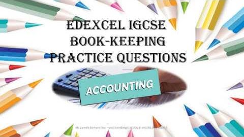 Edexcel IGCSE-Book keeping-2019 jan 11