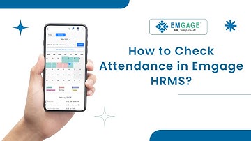 How to Check Your Attendance in Emgage HRMS Mobile App? | Step-by-Step Guide in English