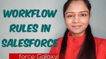 Workflow Rules In Salesforce | Salesforce Admin | kanika chauhan