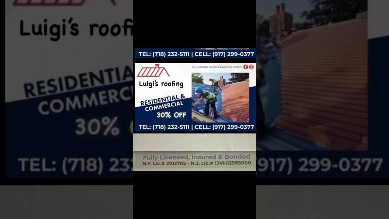 Local Staten Island Luigi’s roofing contractor call 718 232 5111