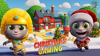 Talking Tom Gold Run Santa Village 🎅 ┃ Christmas Adventure Full Run #2 🎄 screenshot 1