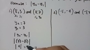 How to find the vertical distance between two points?#verticaldistanceformula #cartesianplane 