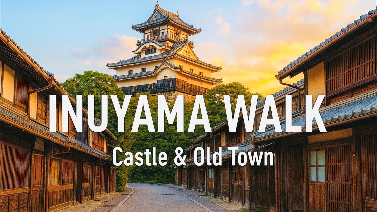 Japan | Inuyama 488-Year-Old Castle Town Walking Tour | Kiso River & Historic Shrines