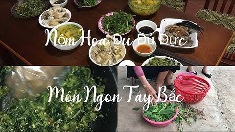 Nộm Hoa Đu Đủ Đực | Món Ngon Tây Bắc