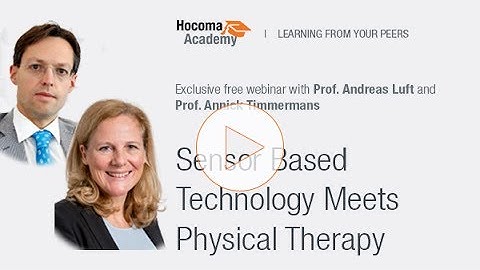 Webinar: Webinar Sensor Based Technology Meets Physical Therapy