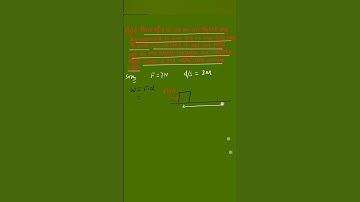 A force of 1N act on an object the displacement is say 8m in the direction of force let us take...