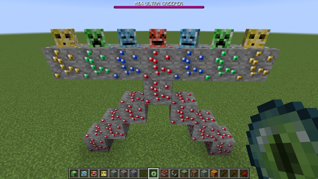 what if you create a MIX ULTRA CREEPER in MINECRAFT (part 140) - YouTube