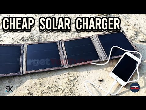 Best Cheap 14W USB Foldable Solar Powered Charger - CHOETECH