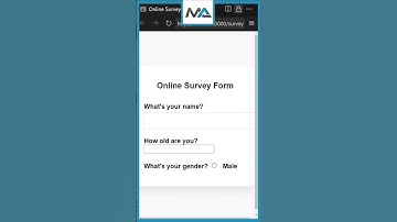 📋 Build an Online Survey Form in 60 Seconds! ⏱️ (HTML, CSS, JavaScript) #shorts