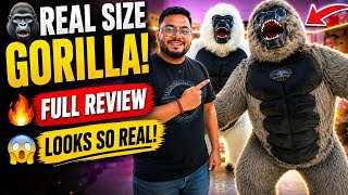 Inflatable Gorilla Costume 🦍 | White Gorilla Mascot Full Review & Demo | Event Costume 2026