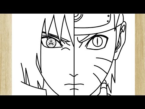 Como Desenhar O Sasuke Uchiha Tutorial Passo a Passo