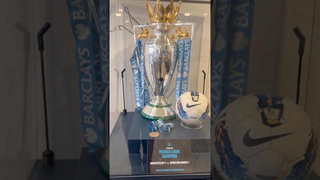 INVADING the Etihad to look at Man City’s 1st PL Trophy 😳