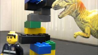 Lego Man Vs Dinosaur