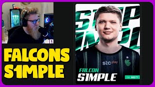 fl0m Reacts to s1mple Joins Falcons